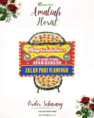 Bunga Papan Congratulation di Manukan Kulon